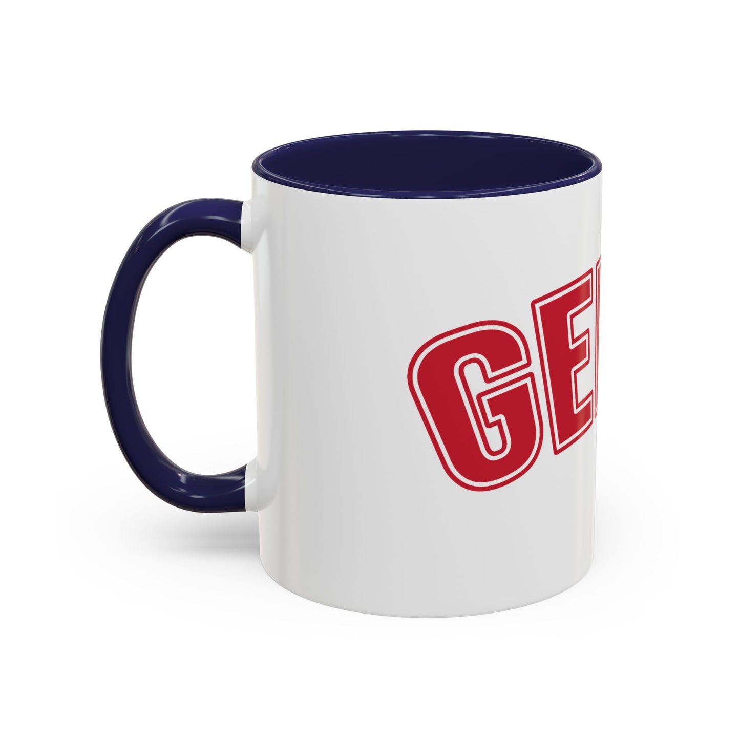 Gen X Coffee Mug — Retro Bold Red Accent Mug (11/15oz)