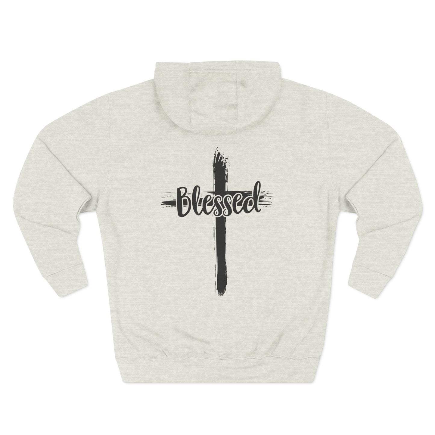 Blessed Cross Hoodie — Christian Faith Graphic Hoodie