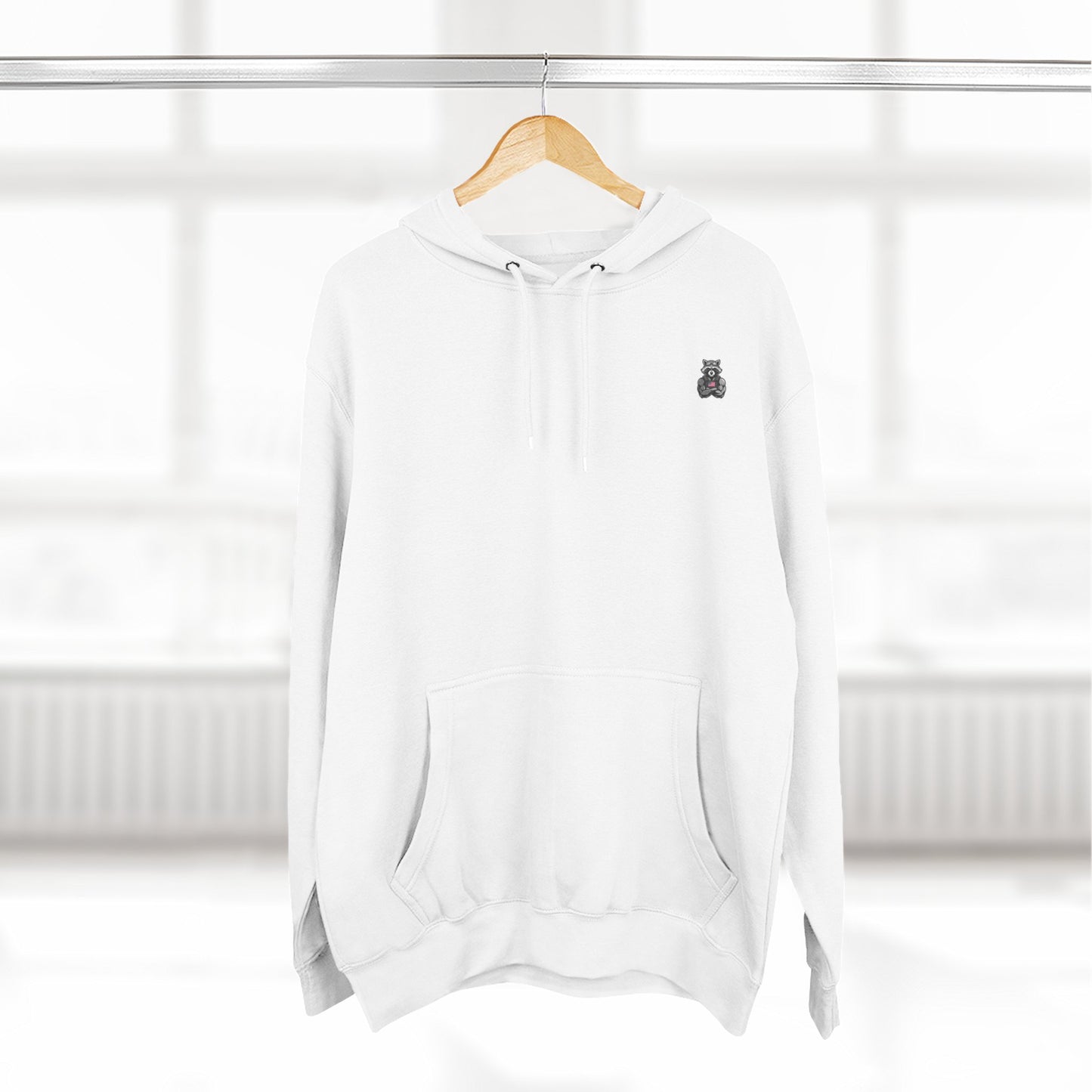 American Flag Cross Hoodie — Christian Patriotic Pullover with Distressed Stars & Stripes