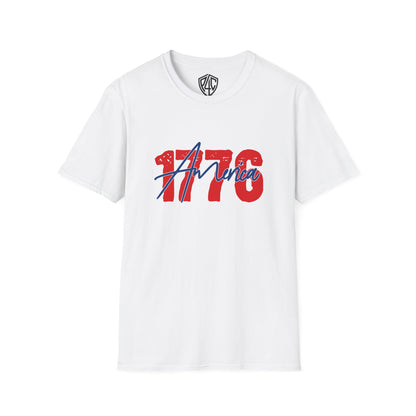 1776 America T‑Shirt — Patriotic Red White & Blue Independence Tee