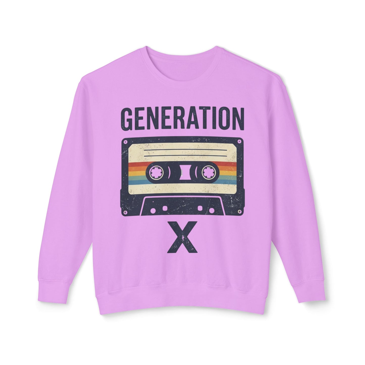 Generation X Retro Cassette Crewneck Sweatshirt