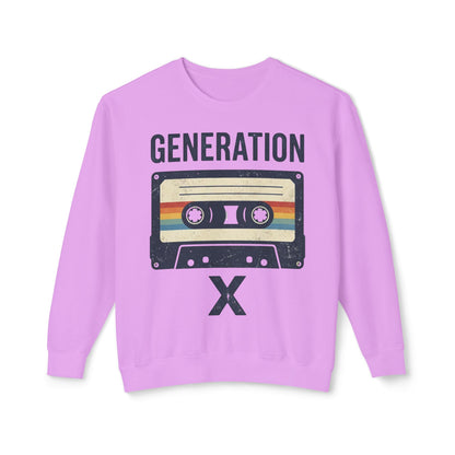 Generation X Retro Cassette Crewneck Sweatshirt