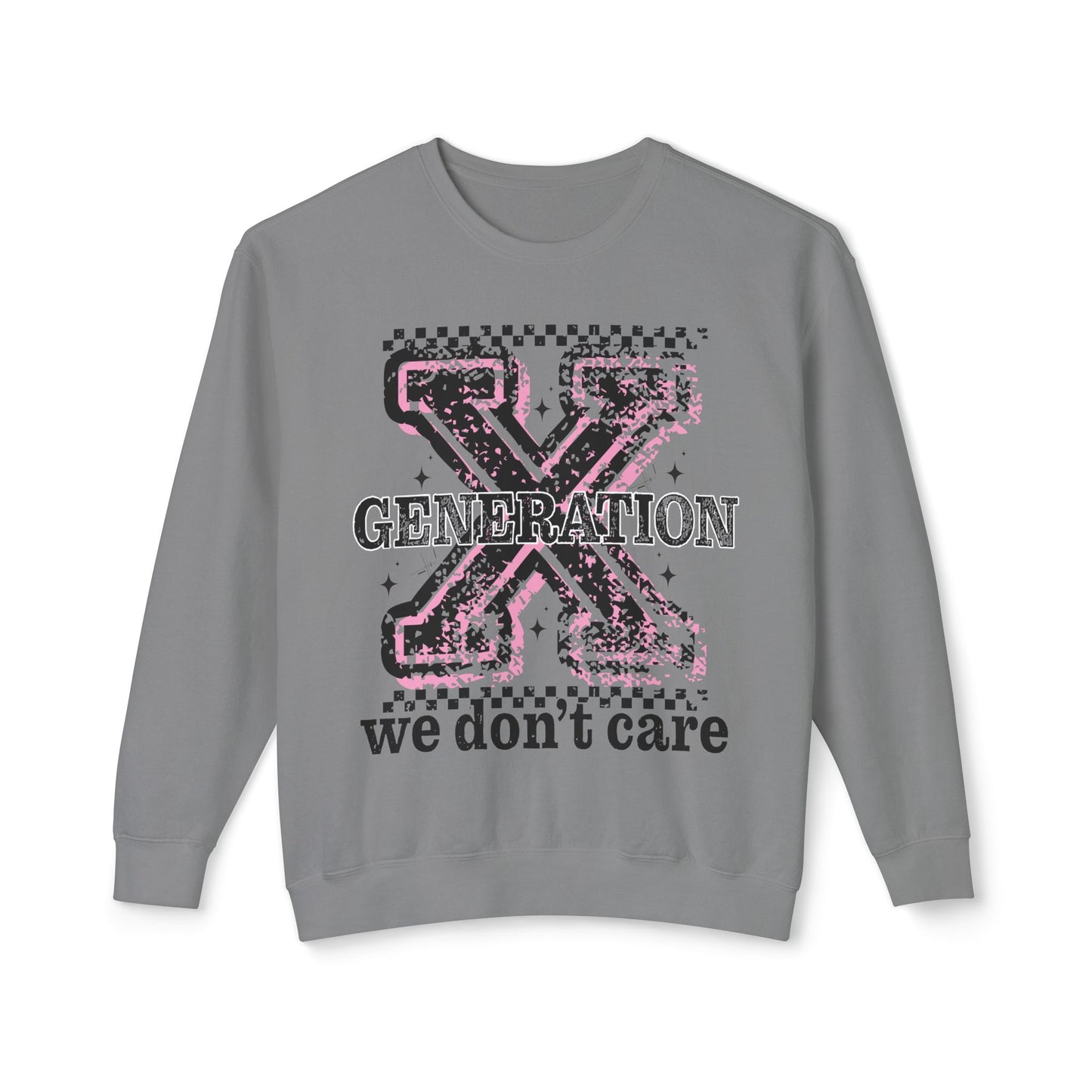 Generation X 'We Don't Care' Crewneck Sweatshirt