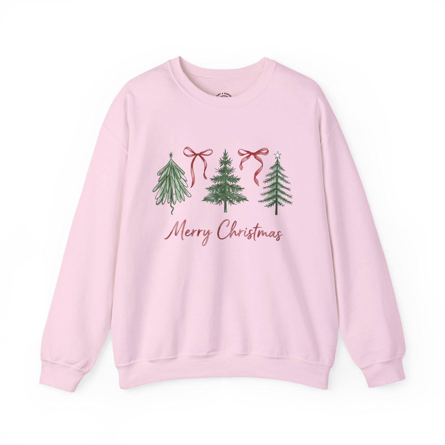 Christmas Tree Crewneck Sweatshirt – Merry Christmas Holiday Pullover