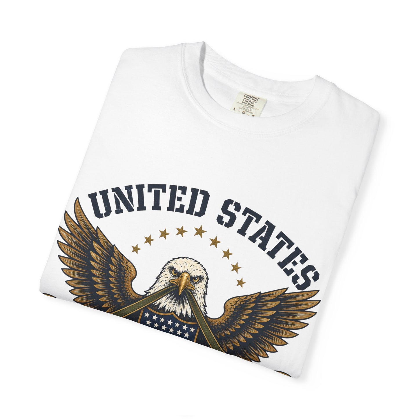 Patriotic Eagle T-Shirt — "United States Brave & Free" 1776