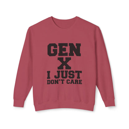 Gen X 'I Just Don't Care' Crewneck Sweatshirt