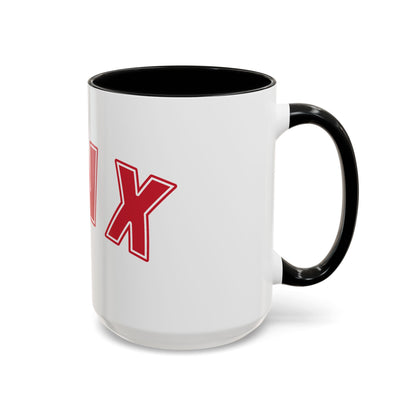 Gen X Coffee Mug — Retro Bold Red Accent Mug (11/15oz)