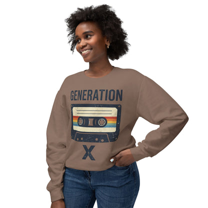 Generation X Retro Cassette Crewneck Sweatshirt