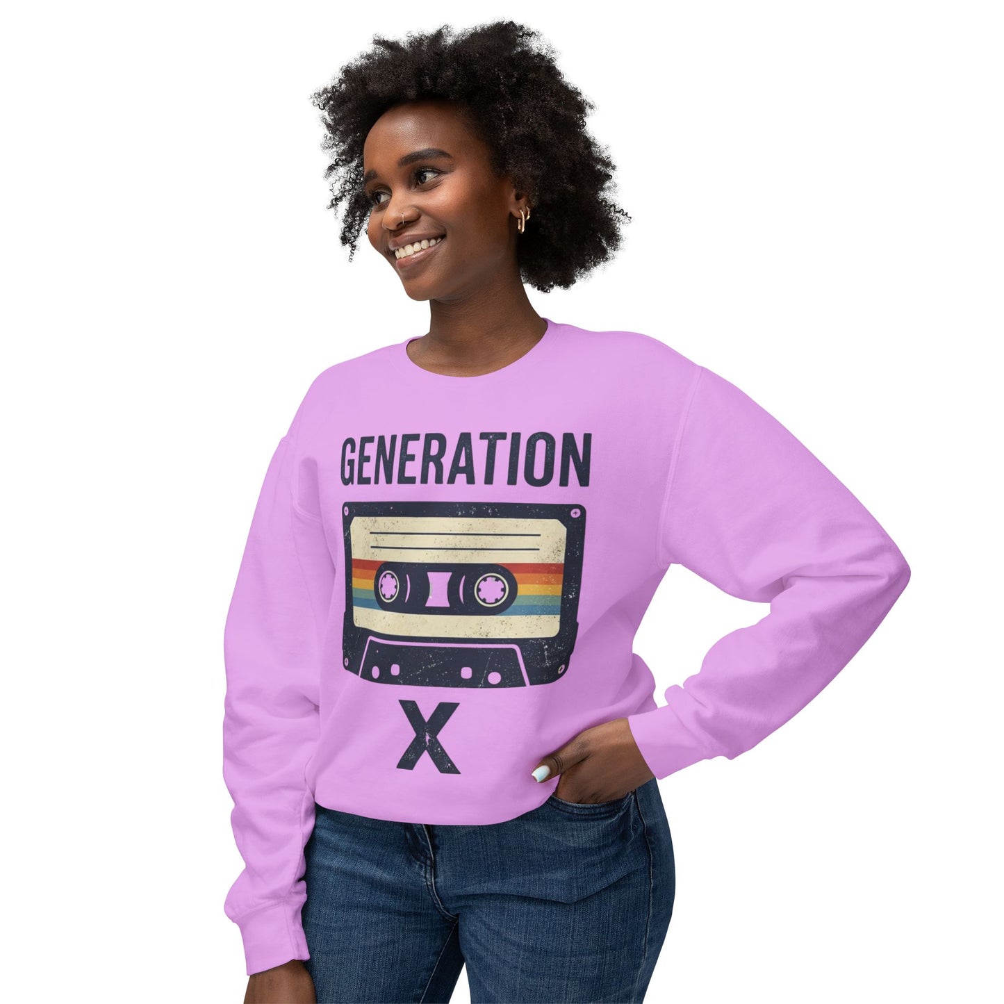 Generation X Retro Cassette Crewneck Sweatshirt