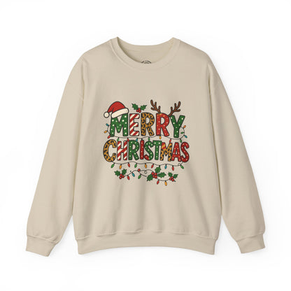 Christmas Sweatshirt — 'Merry Christmas' Holiday Crewneck