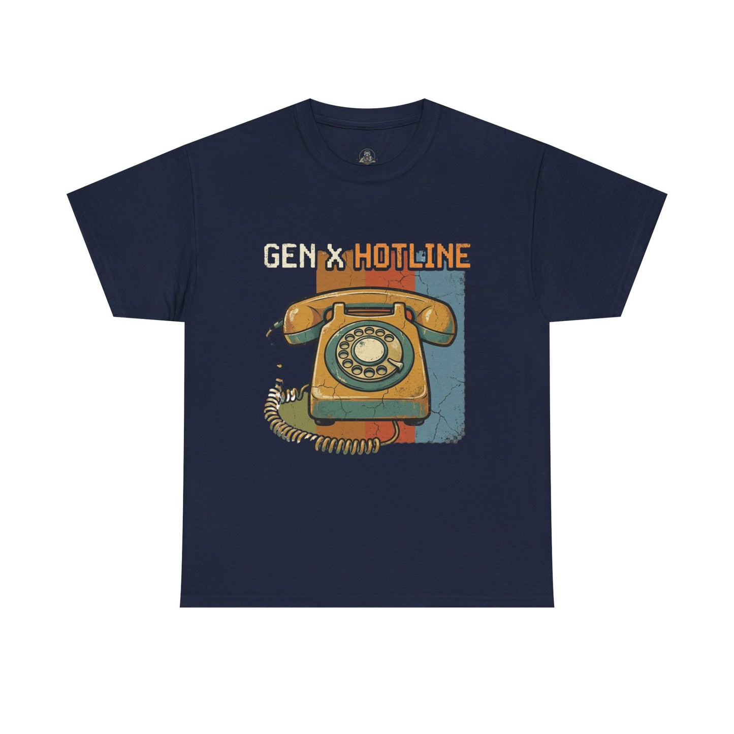 Vintage Rotary Phone T‑Shirt - "Gen X Hotline" Retro Graphic Tee