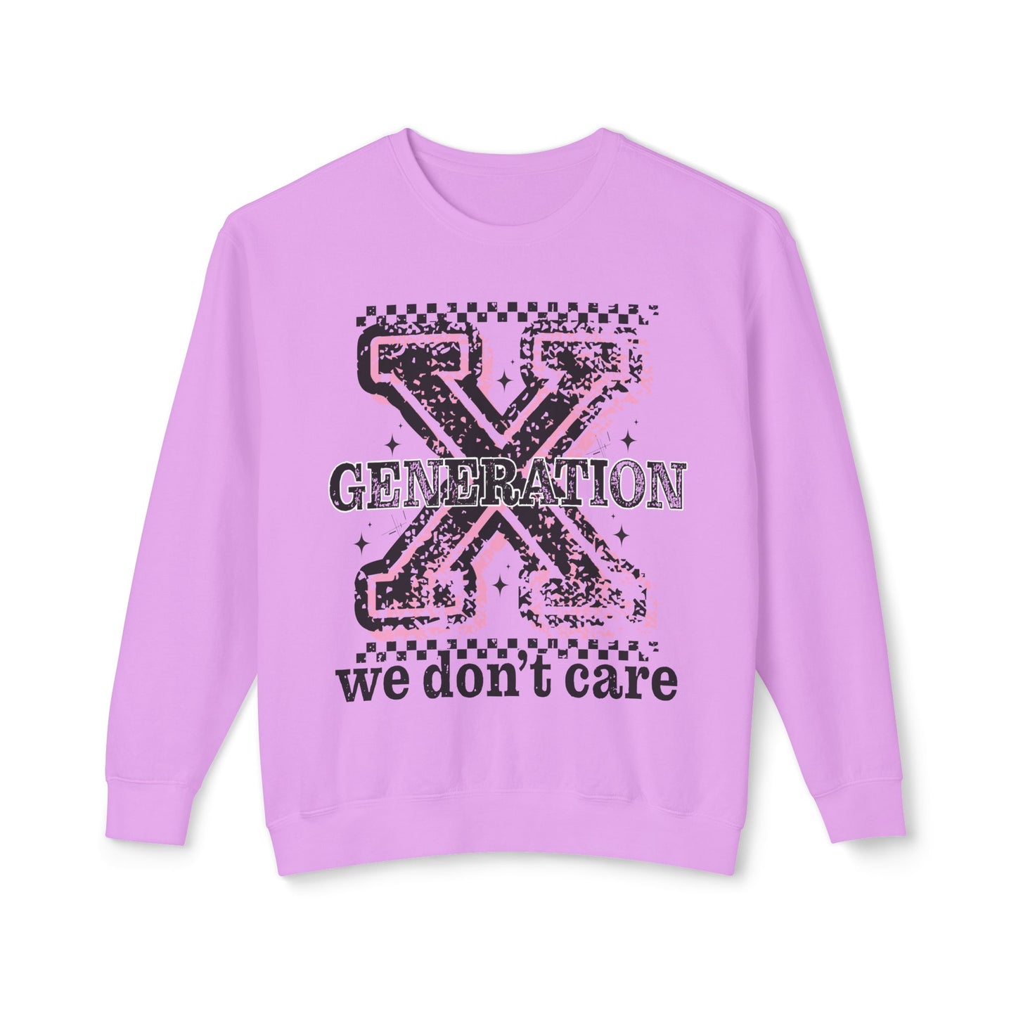 Generation X 'We Don't Care' Crewneck Sweatshirt