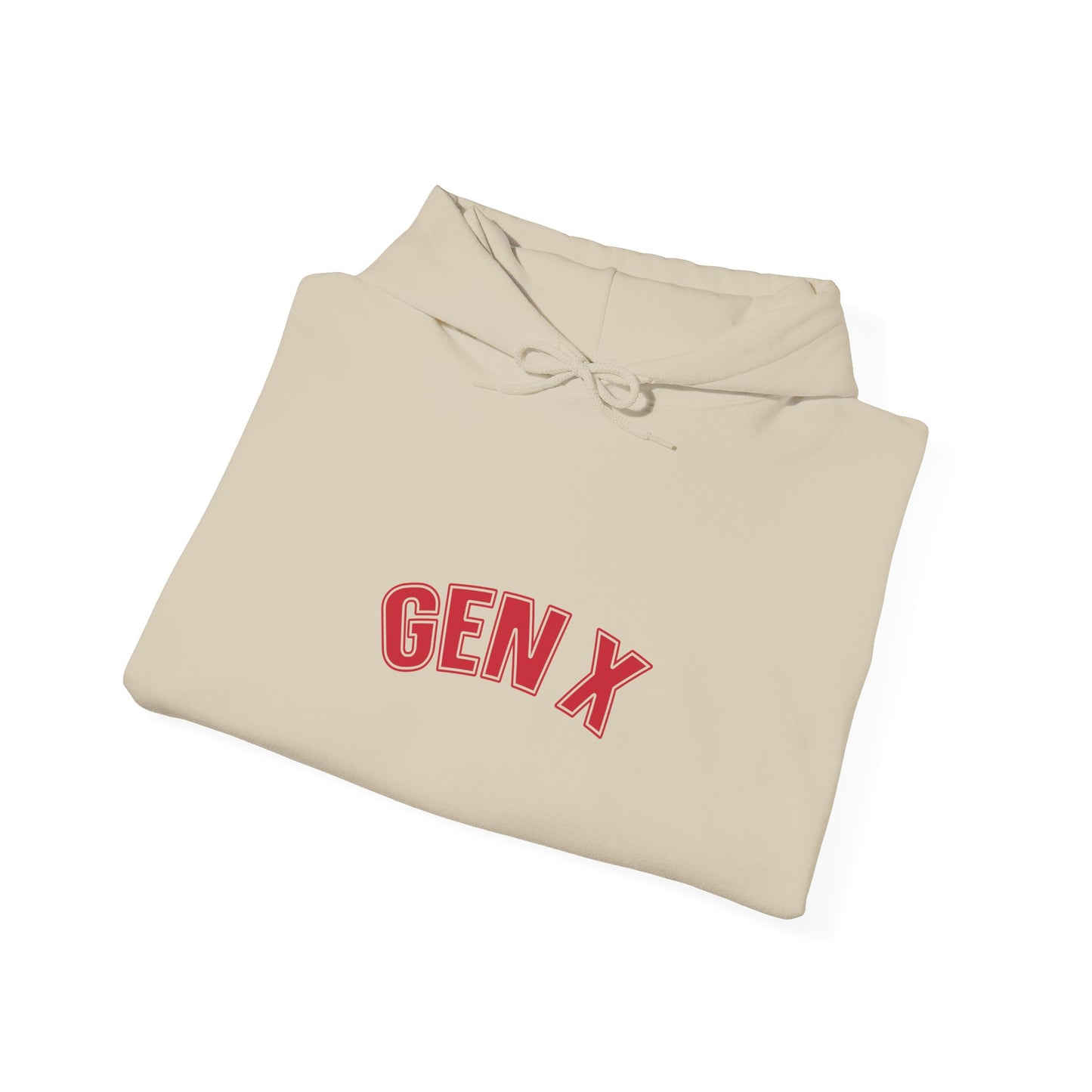 Gen X Retro Hoodie — Vintage Collegiate Pullover for Generation X