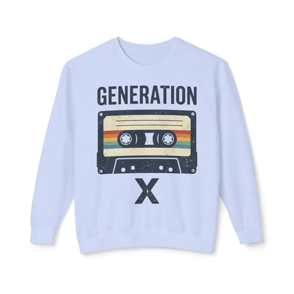 Generation X Retro Cassette Crewneck Sweatshirt