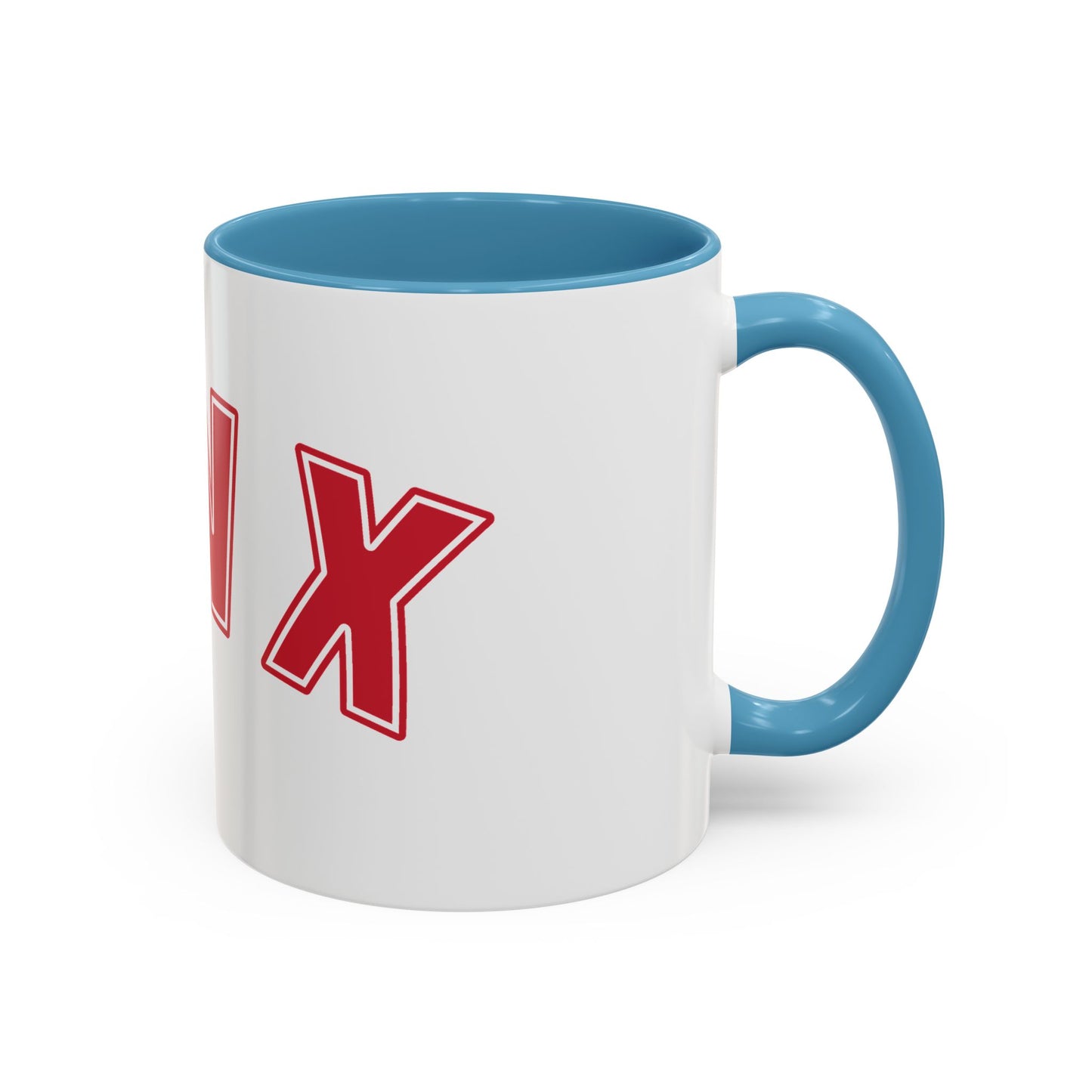 Gen X Coffee Mug — Retro Bold Red Accent Mug (11/15oz)