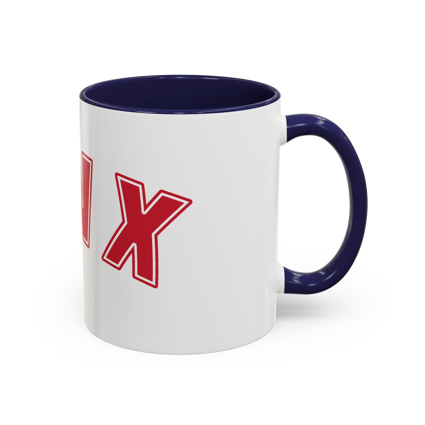 Gen X Coffee Mug — Retro Bold Red Accent Mug (11/15oz)