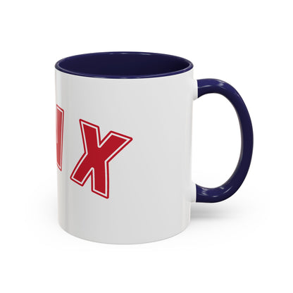 Gen X Coffee Mug — Retro Bold Red Accent Mug (11/15oz)