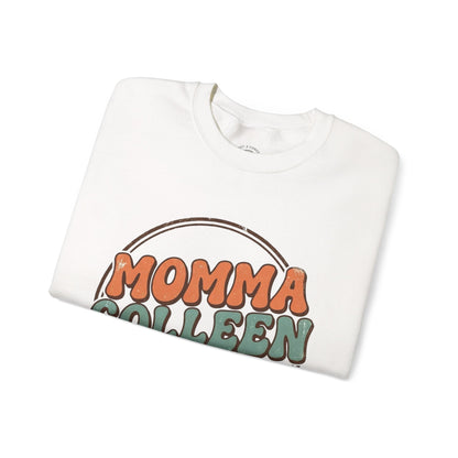 Momma Colleen Tips & Tricks Sweatshirt — Retro Cozy Crewneck for Moms