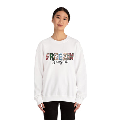 Freezin Season Sweatshirt – Cozy Winter Crewneck