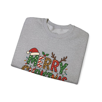 Christmas Sweatshirt — 'Merry Christmas' Holiday Crewneck