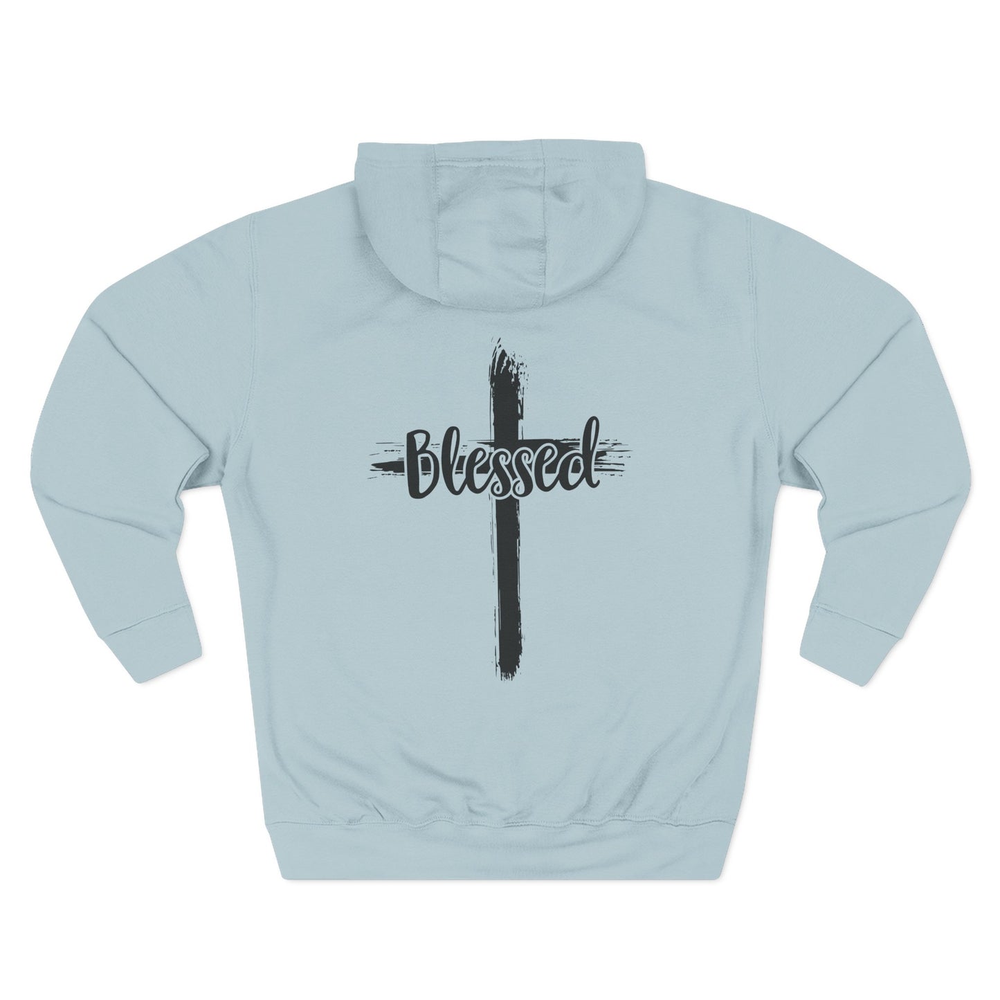 Blessed Cross Hoodie — Christian Faith Graphic Hoodie