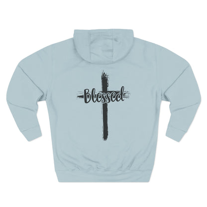 Blessed Cross Hoodie — Christian Faith Graphic Hoodie