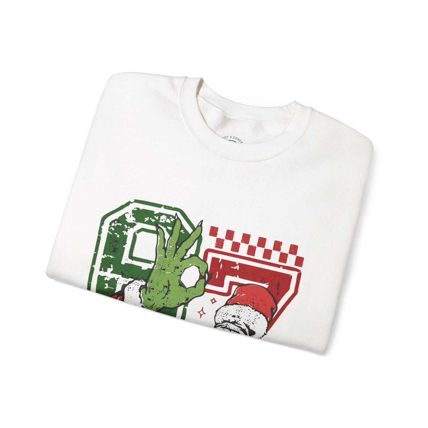 Retro Santa 87 Crewneck Sweatshirt — Vintage Holiday Graphic