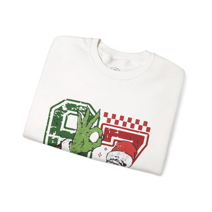 Retro Santa 87 Crewneck Sweatshirt — Vintage Holiday Graphic
