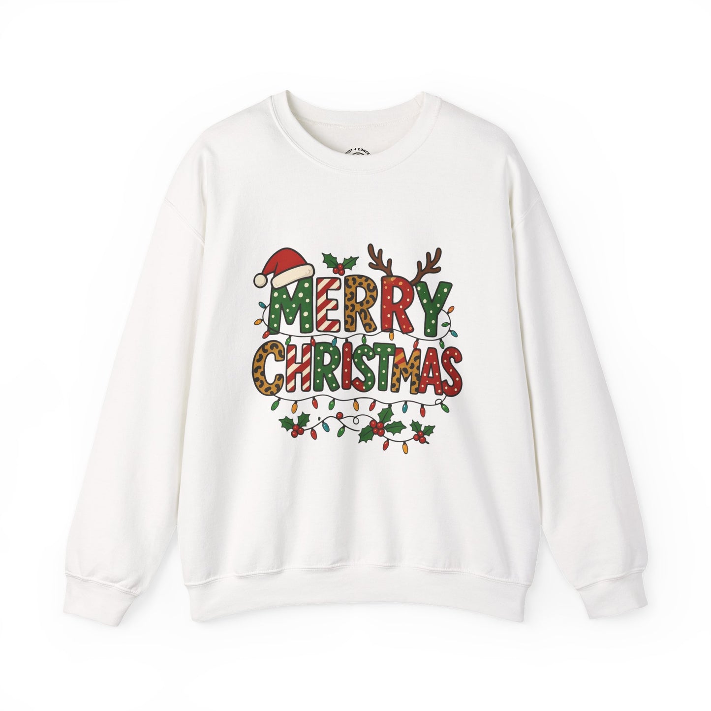 Christmas Sweatshirt — 'Merry Christmas' Holiday Crewneck