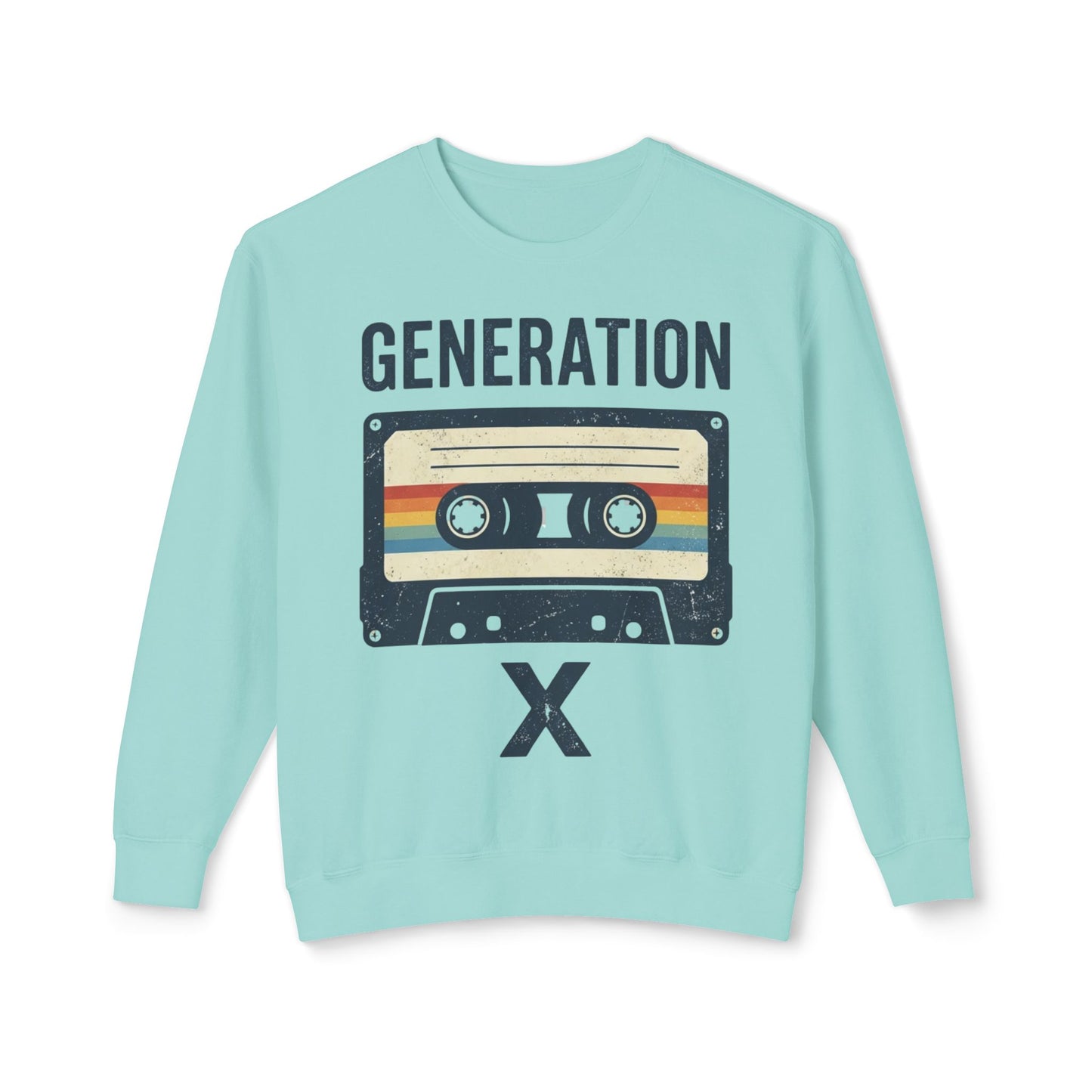 Generation X Retro Cassette Crewneck Sweatshirt
