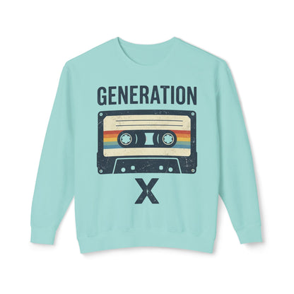 Generation X Retro Cassette Crewneck Sweatshirt