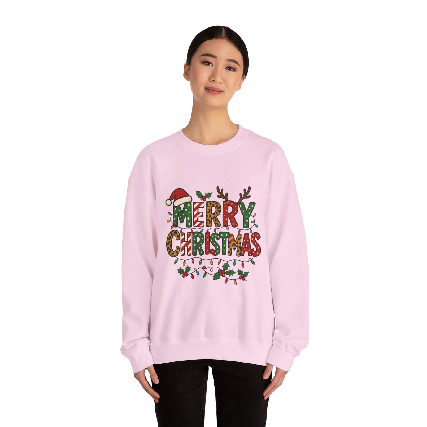 Christmas Sweatshirt — 'Merry Christmas' Holiday Crewneck
