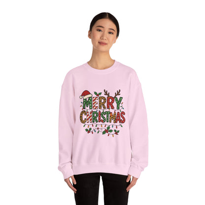 Christmas Sweatshirt — 'Merry Christmas' Holiday Crewneck