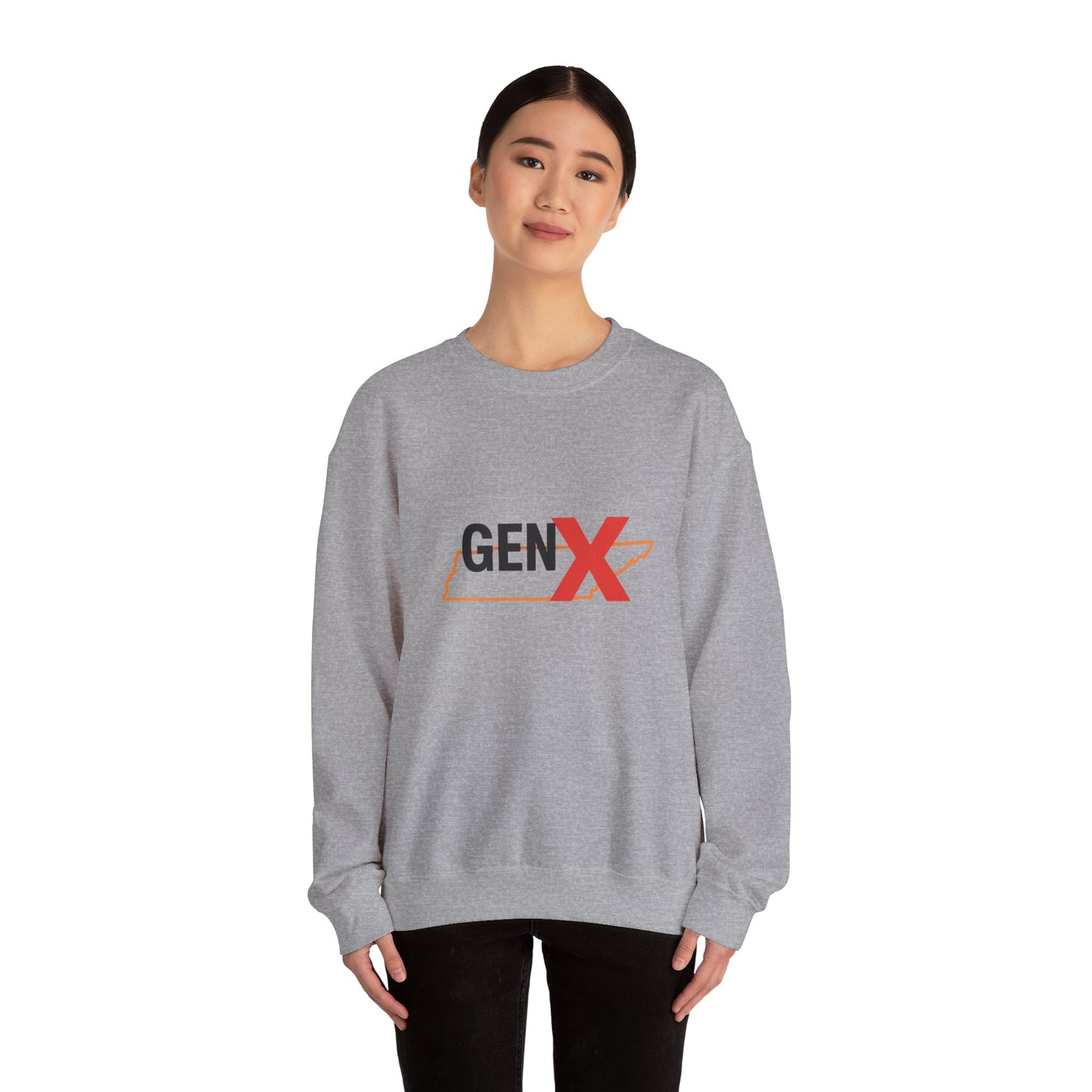 Gen X Pride Crewneck Sweatshirt, Vintage Style, Casual Comfort, Unisex Fashion, Gift for Gen X, Retro Apparel
