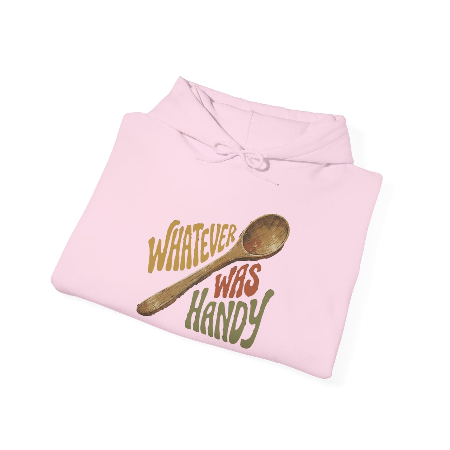 Whatever Was Handy Hoodie — Funny Retro Spoon Chef Cooking Sweatshirt