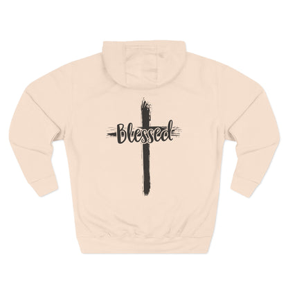 Blessed Cross Hoodie — Christian Faith Graphic Hoodie