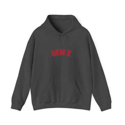 Gen X Retro Hoodie — Vintage Collegiate Pullover for Generation X