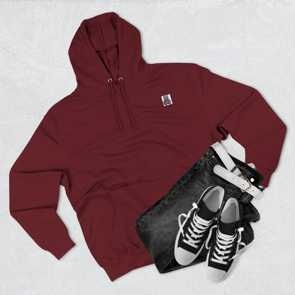 American Flag Cross Hoodie — Christian Patriotic Pullover with Distressed Stars & Stripes