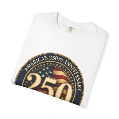 250th Anniversary USA T-Shirt — Land of the Free Bicentennial Commemorative Tee