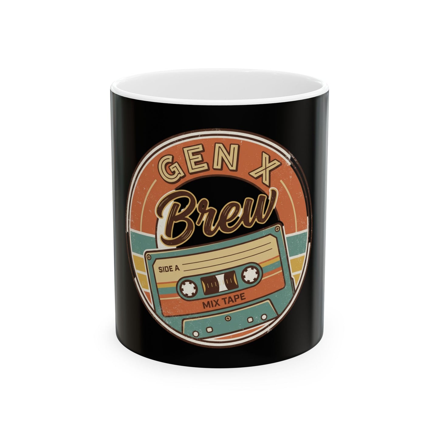 Generation X BrewCeramic Mug (11oz/15oz) – Retro Nostalgia Coffee Cup