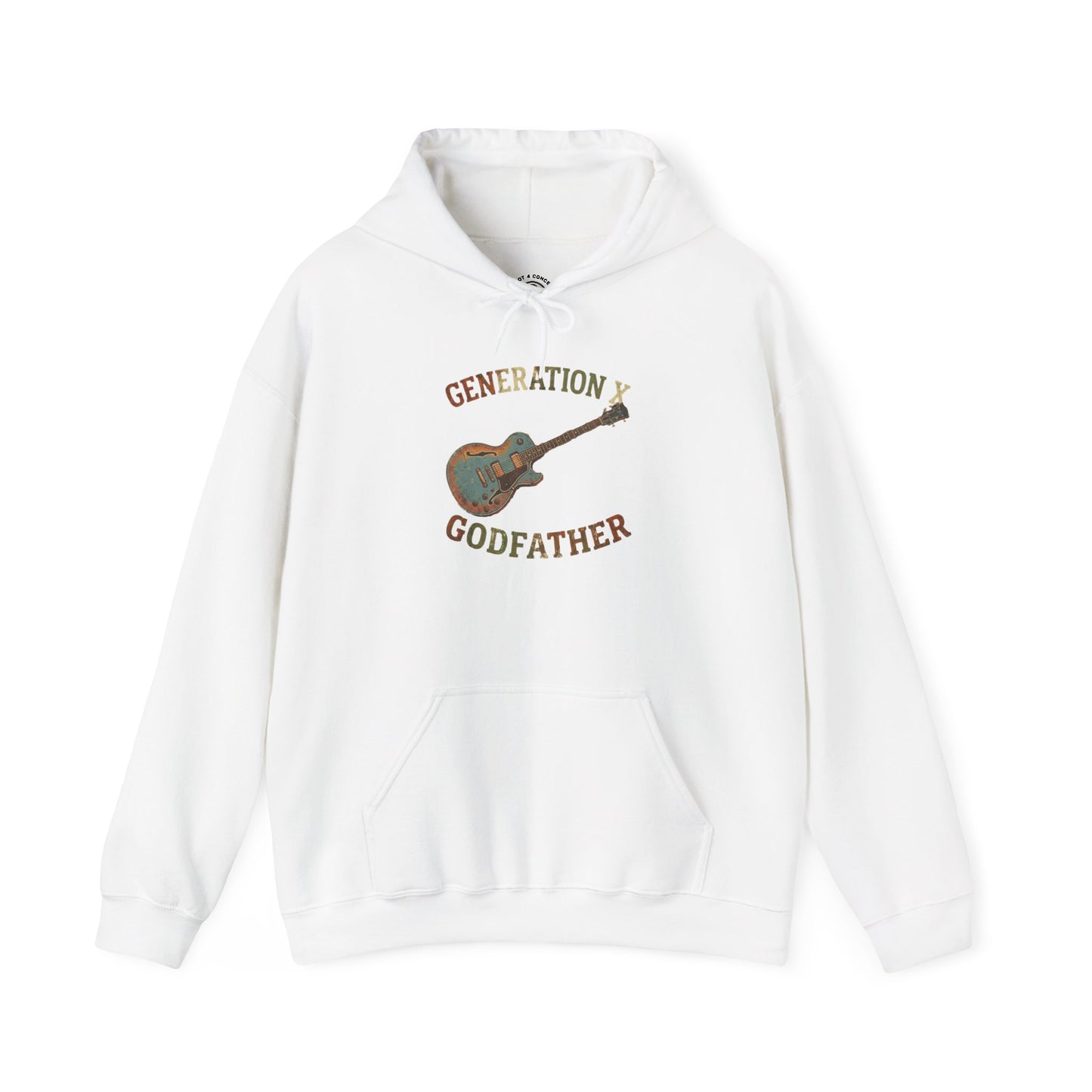 Generation Godfather Guitar Hoodie – Vintage Rock Musician Gift