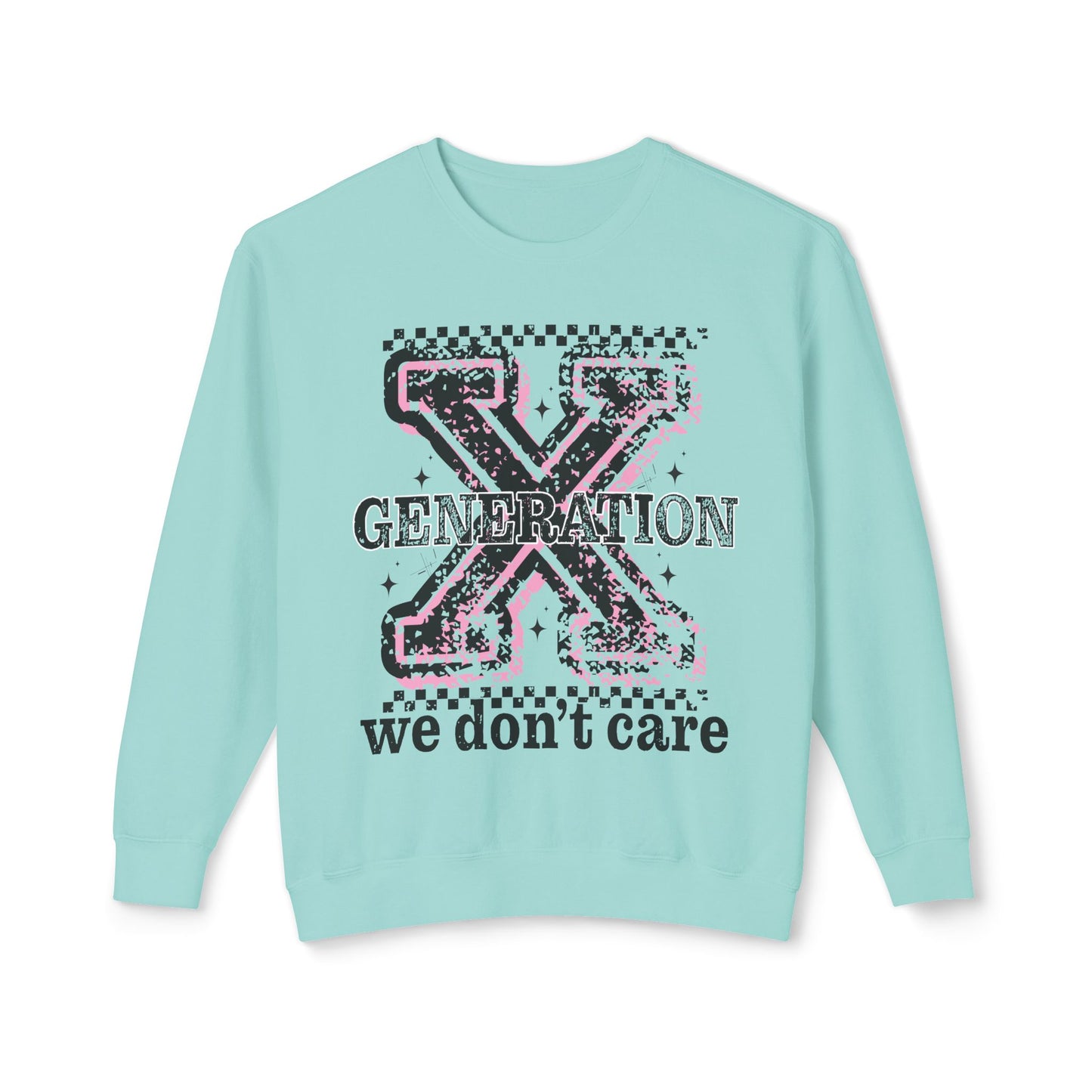 Generation X 'We Don't Care' Crewneck Sweatshirt