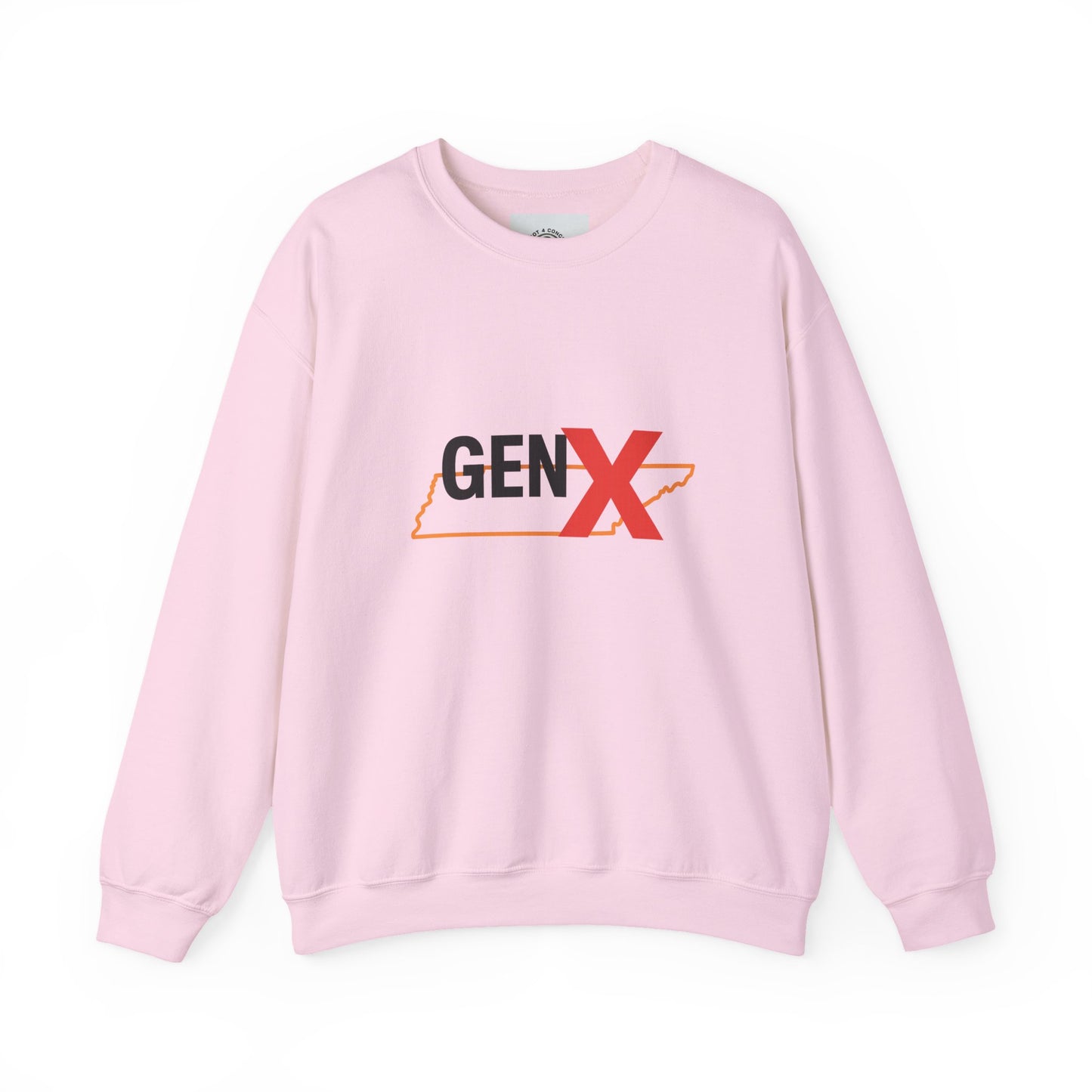 Gen X Pride Crewneck Sweatshirt, Vintage Style, Casual Comfort, Unisex Fashion, Gift for Gen X, Retro Apparel