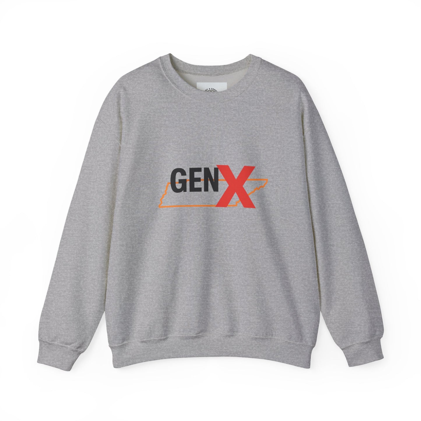 Gen X Pride Crewneck Sweatshirt, Vintage Style, Casual Comfort, Unisex Fashion, Gift for Gen X, Retro Apparel