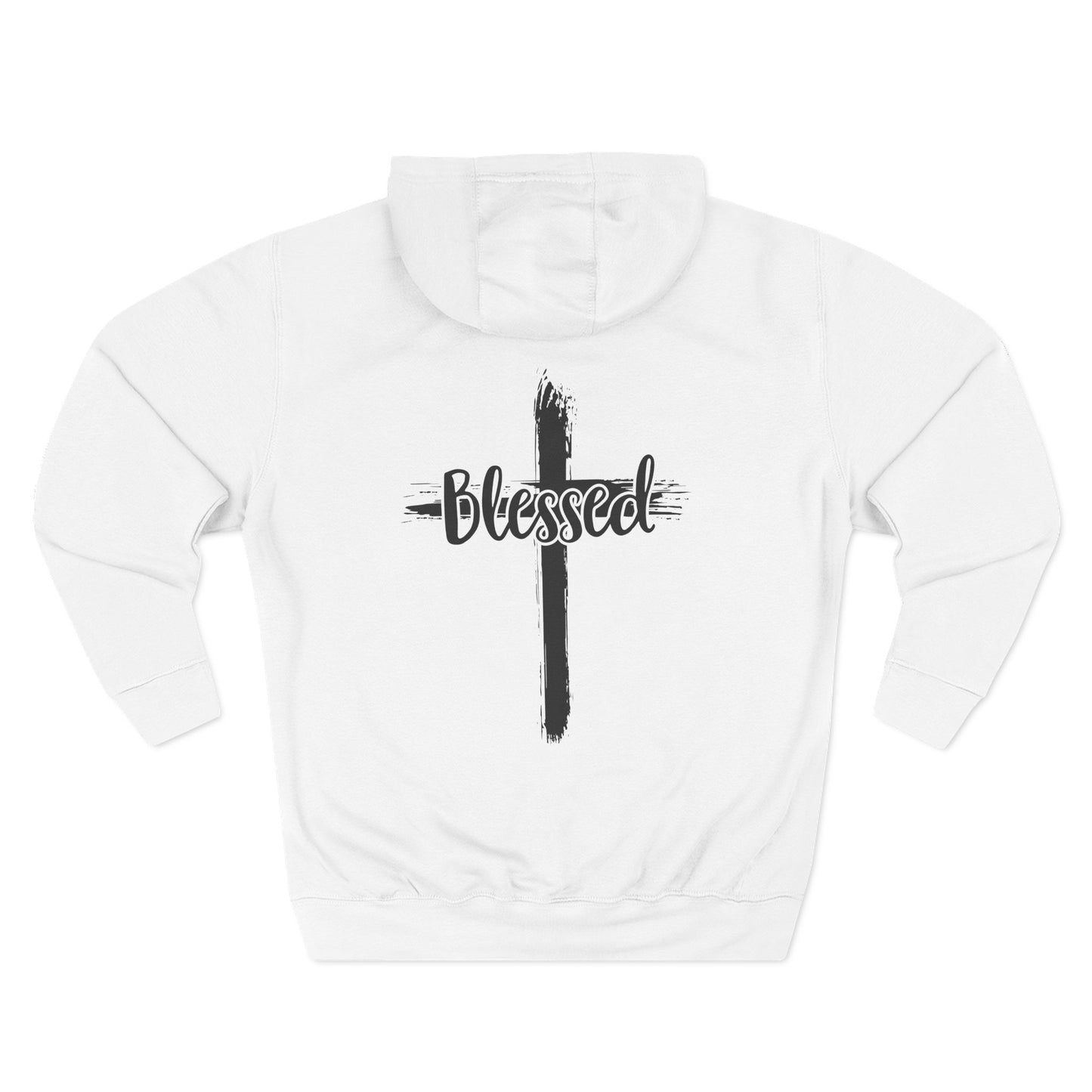 Blessed Cross Hoodie — Christian Faith Graphic Hoodie