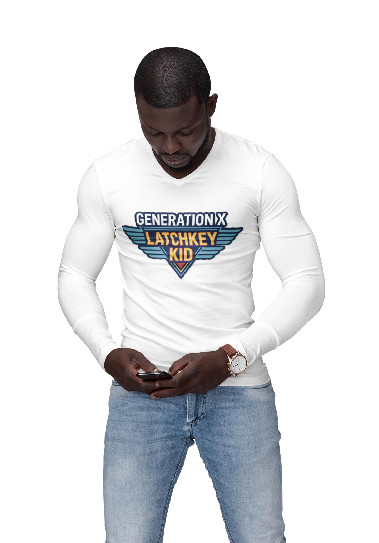 Generation X "Latchkey Kid" Long Sleeve Tee — Retro 80s Nostalgia Shirt