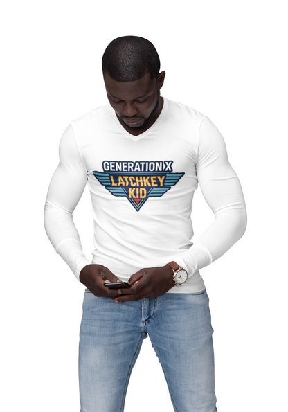 Generation X "Latchkey Kid" Long Sleeve Tee — Retro 80s Nostalgia Shirt