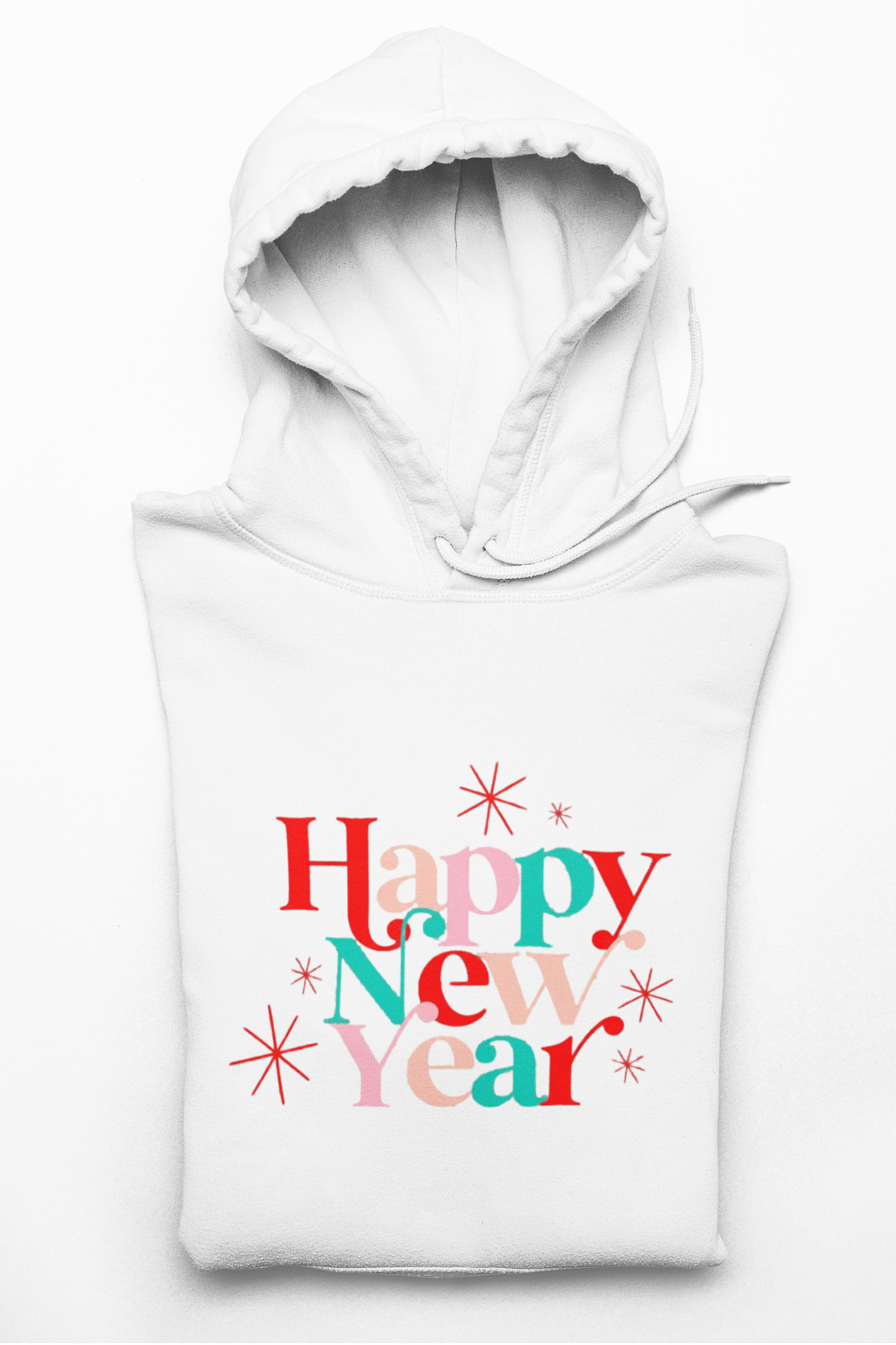 New Year Crewneck Sweatshirt — "Happy New Year" Festive Holiday Sweatshirt