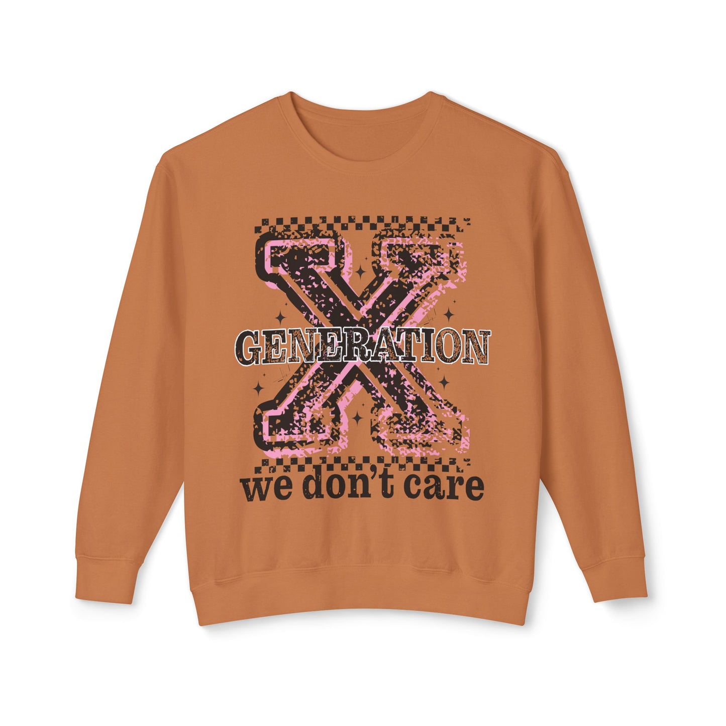 Generation X 'We Don't Care' Crewneck Sweatshirt