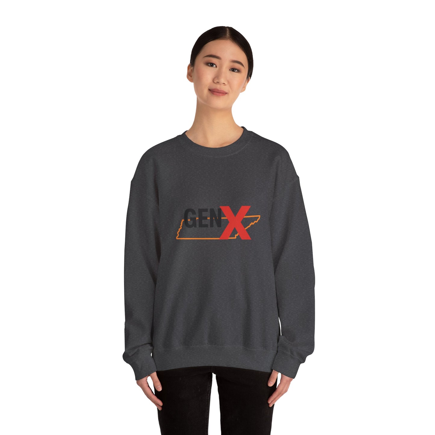 Gen X Pride Crewneck Sweatshirt, Vintage Style, Casual Comfort, Unisex Fashion, Gift for Gen X, Retro Apparel